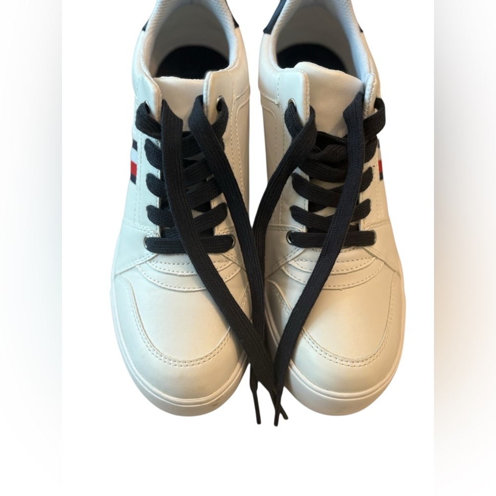 TOMMY HILFIGER | High Top Sneakers | Size 8 - Picture 15 of 16
